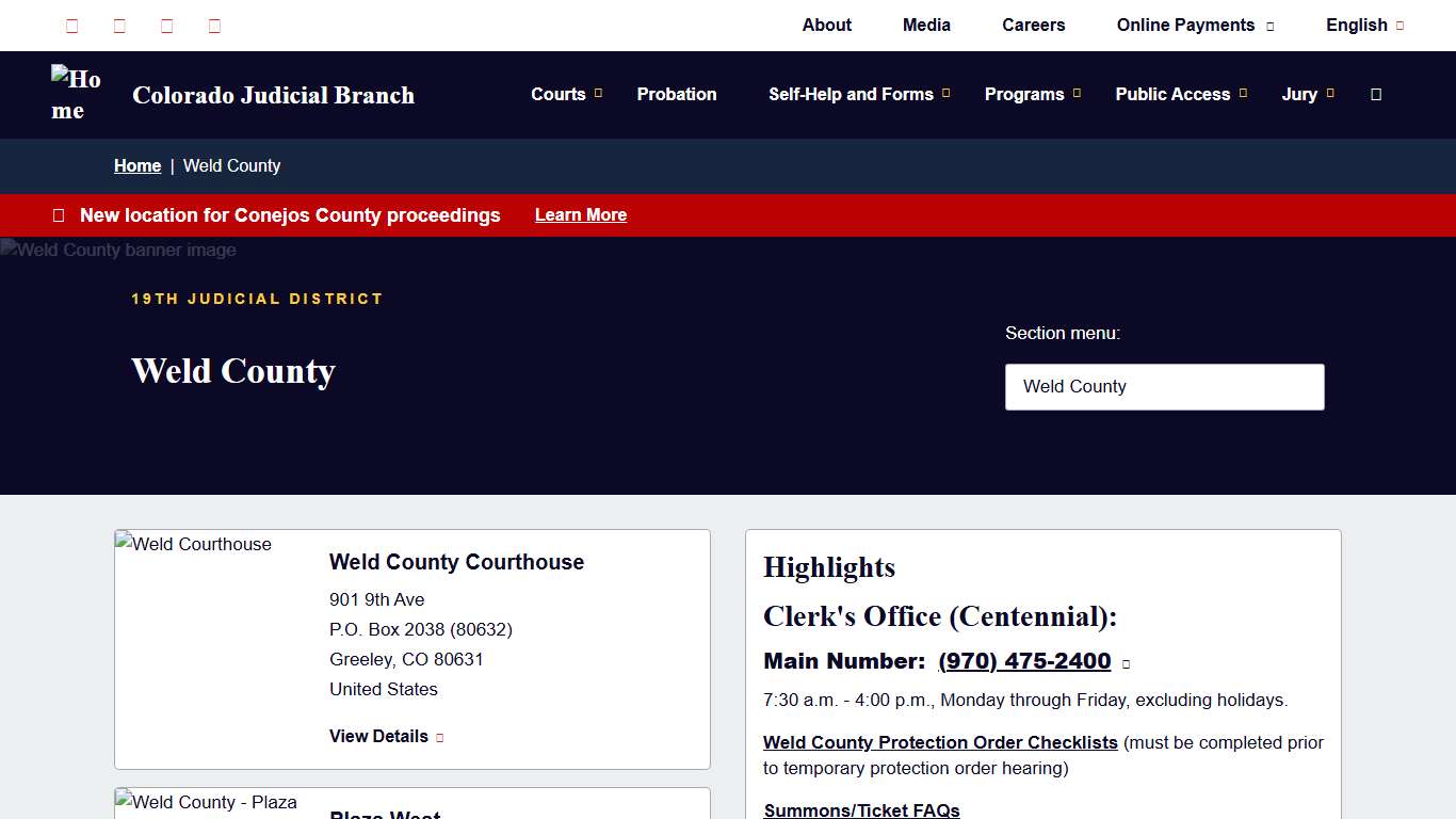 Weld County | Colorado Judicial Branch